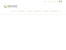 Tablet Screenshot of gladgroup.com.au